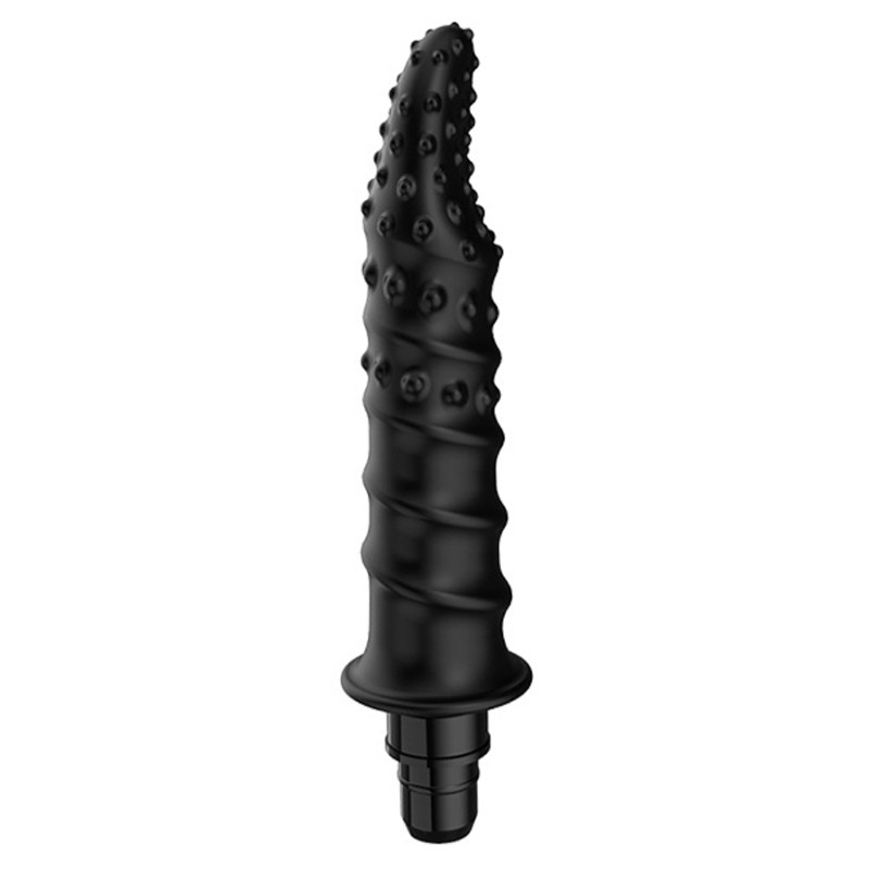 BDSMaster Embout Gode Tonglo pour Pistolet de massage 13 x 3.7cm